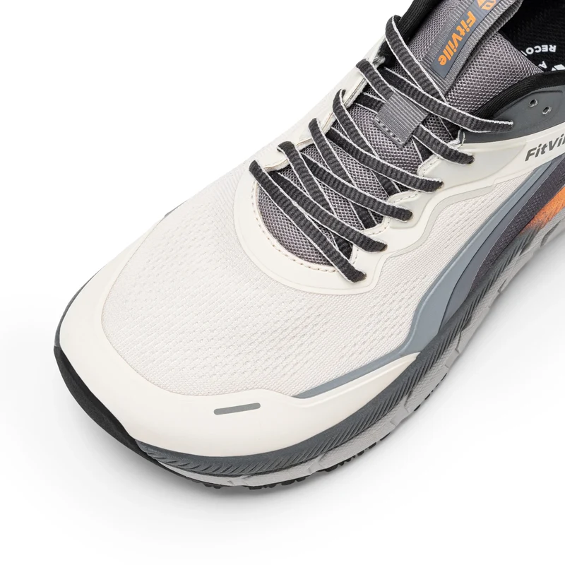 FitVille Men's Wide Toe Box Shoes Cushioned Well Sneakers Non Slip Lightweight Breathable Running Shoes for Swollen Feet
