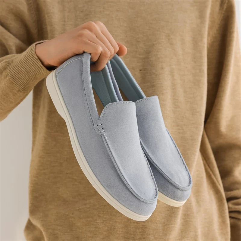 2025 Men's multi-color loafers A pedal leisure business shoes Doug shoes