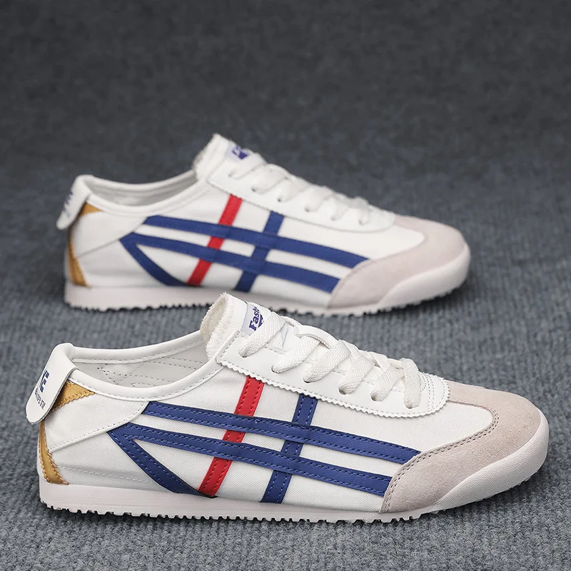 Кроссовки Мужские Men's Shoes Fashion Outdoor Casual Footwear Light Walking Flats Men's Sneakers Lace Up Flats Zapatillas Hombre