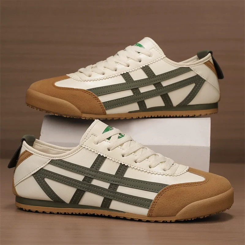 Кроссовки Мужские Men's Shoes Fashion Outdoor Casual Footwear Light Walking Flats Men's Sneakers Lace Up Flats Zapatillas Hombre