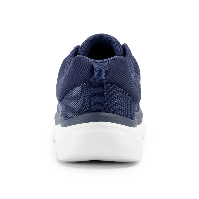 FitVille Walking Shoes for Men Wide Width Thick sole Lightweight Breathable Sneakers Shoes for Plantar Fasciitis Pain Relief