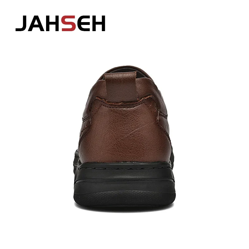 Genuine Leather Men's Shoes Comfortable Outdoor Casual Shoes High Quality Cow Leather Handmade Business Men Flats Shoe For Men