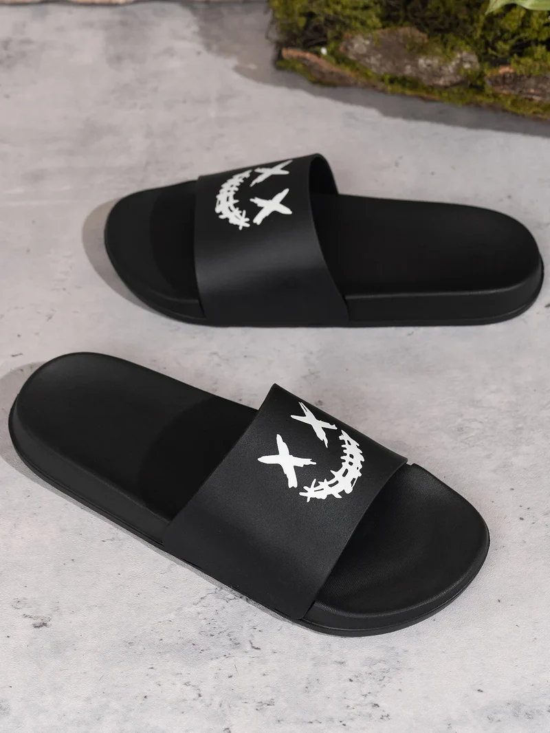 Men's Casual Slippers, Soft Soles, Comfortable Slip-Ons, Thick Soles, Wear-Resistant, Waterof, Non-Slip, Versatile Sandals