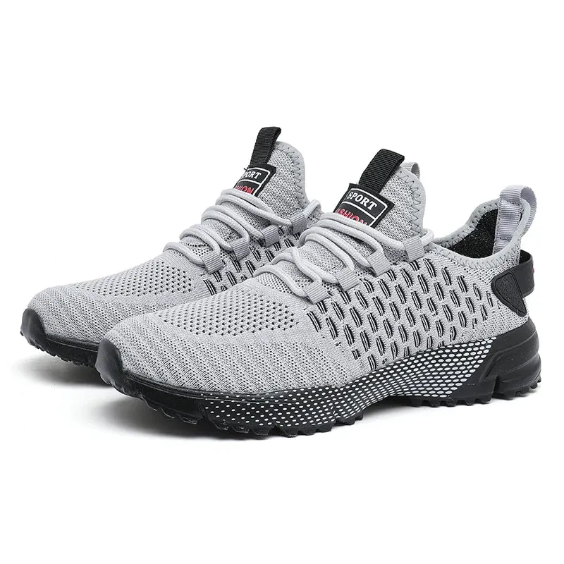Mesh Shoes Men's Breathable 2025 Summer Mesh Thin Single Men's Full Mesh Men's Trendy Fashionable Casual Running Sports Shoes