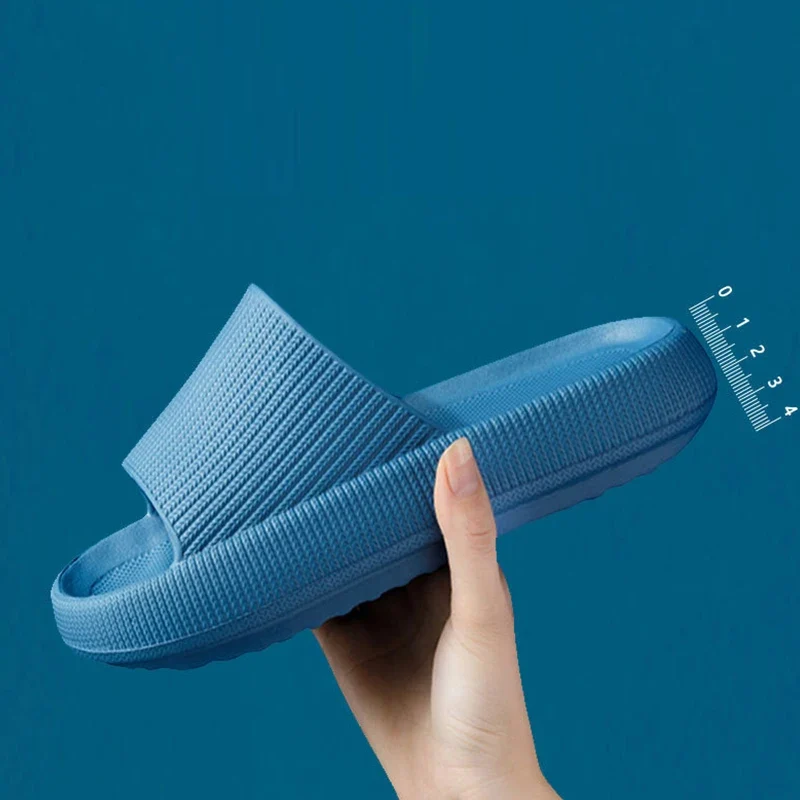 Kidmi Summer Thick Sole Slippers Men Sandals Home Softsole Slippers Outdoor Breathable Sandals for Home Flat Sandals Men's Shoes