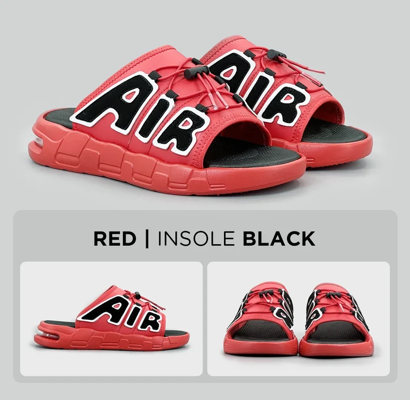 Air Cushion Slippers Summer Men Sandals Thick Sole Beach Slippers Flats Cloud Slides Sports Slippers Outdoor Man Sneaker Shoes