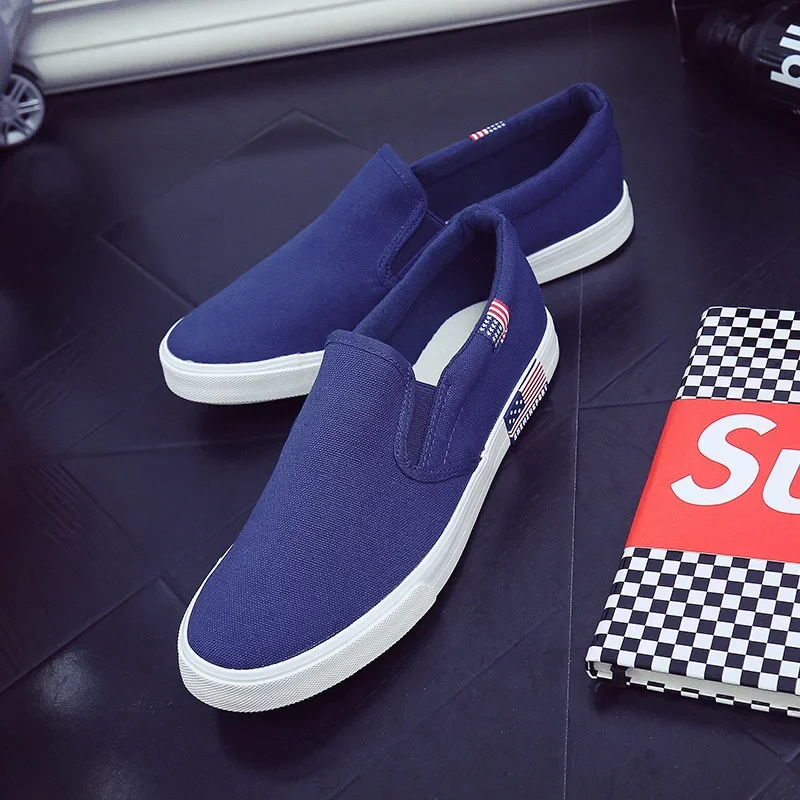 Men Casual Shoes Canvas Luxury 2025 Mens Loafers Breathable Slip on FlatsMale Vulcanized Shoes White Driving Shoes Plus Size 47