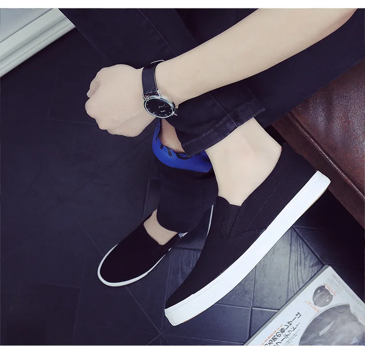 Men Casual Shoes Canvas Luxury 2025 Mens Loafers Breathable Slip on FlatsMale Vulcanized Shoes White Driving Shoes Plus Size 47