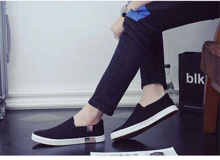 Men Casual Shoes Canvas Luxury 2025 Mens Loafers Breathable Slip on FlatsMale Vulcanized Shoes White Driving Shoes Plus Size 47