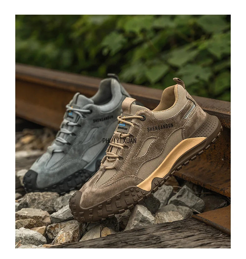 Fashion Steel Toe Cap Shoes For Men Anti Scalding Anti Smashing Wrok Safety Boots And Anti Puncture Protective Male Footwear