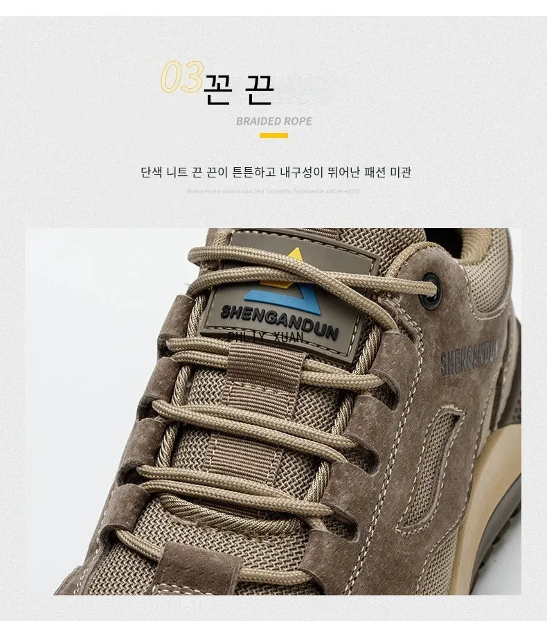 Fashion Steel Toe Cap Shoes For Men Anti Scalding Anti Smashing Wrok Safety Boots And Anti Puncture Protective Male Footwear