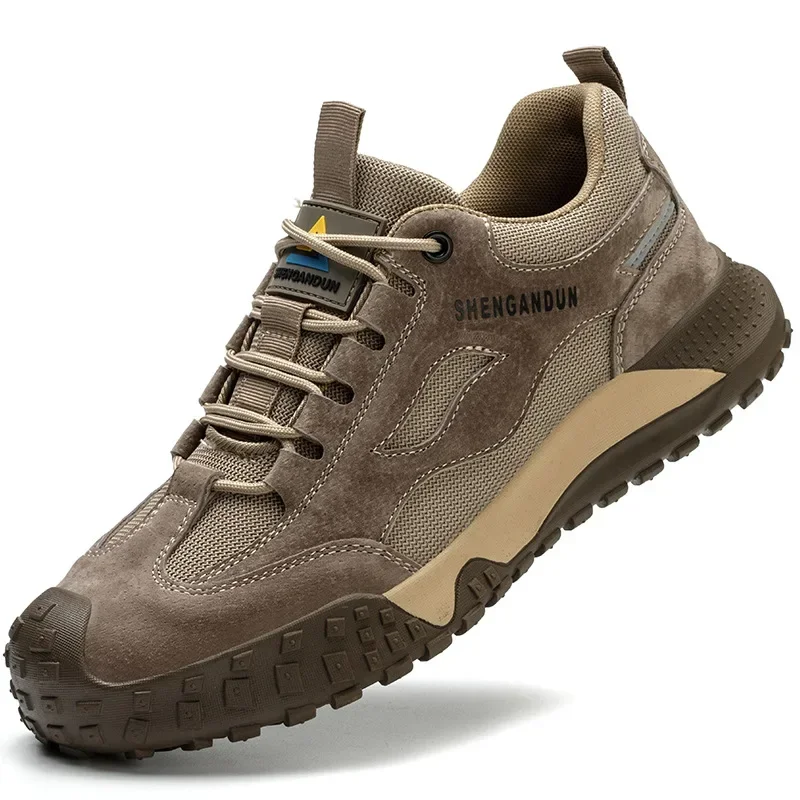 Fashion Steel Toe Cap Shoes For Men Anti Scalding Anti Smashing Wrok Safety Boots And Anti Puncture Protective Male Footwear