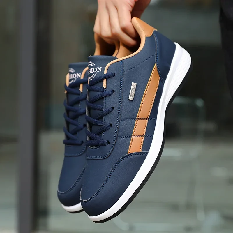 Brown Men Shoes Big 48 Sneakers Trend Casual Breathable Leisure Male Sneakers Non Slip Footwear Vulcanized Walking Shoes Hombre