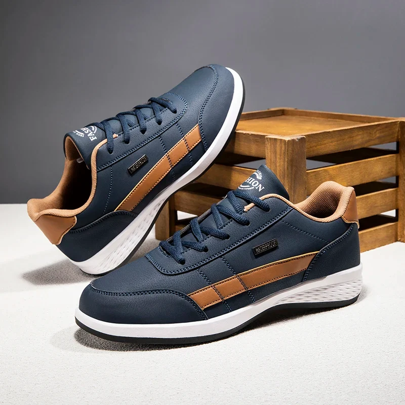 Brown Men Shoes Big 48 Sneakers Trend Casual Breathable Leisure Male Sneakers Non Slip Footwear Vulcanized Walking Shoes Hombre