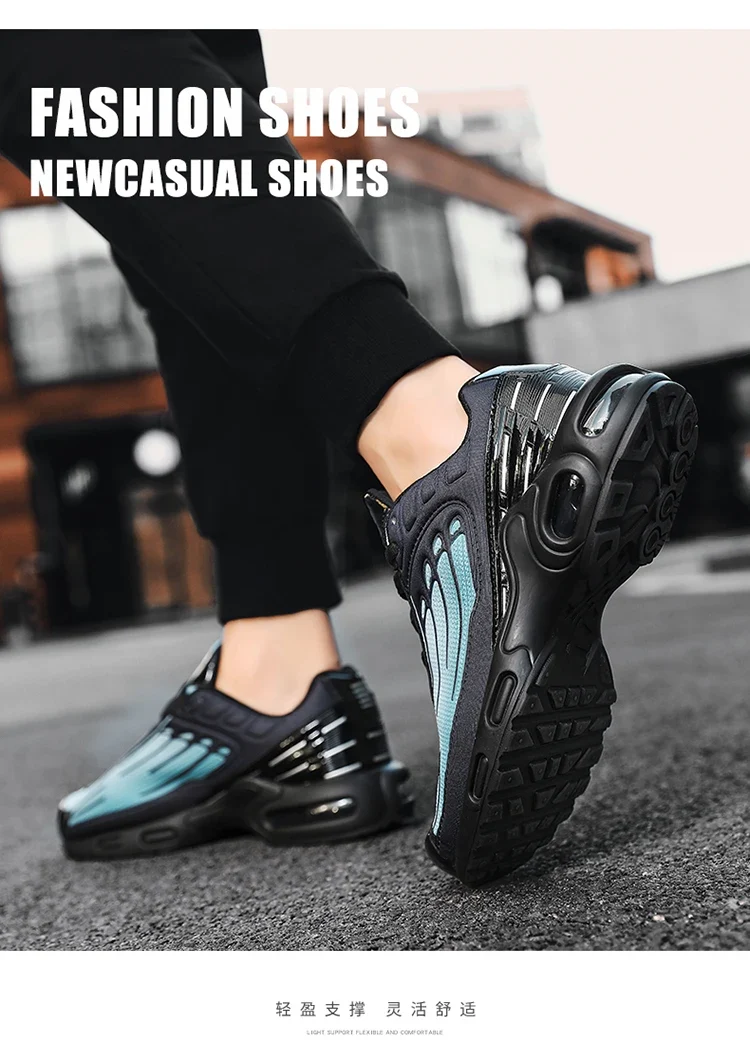 VIPOL High-quality sports, casual and trendy shoes, air-cushioned sports shoes, men's running shoes