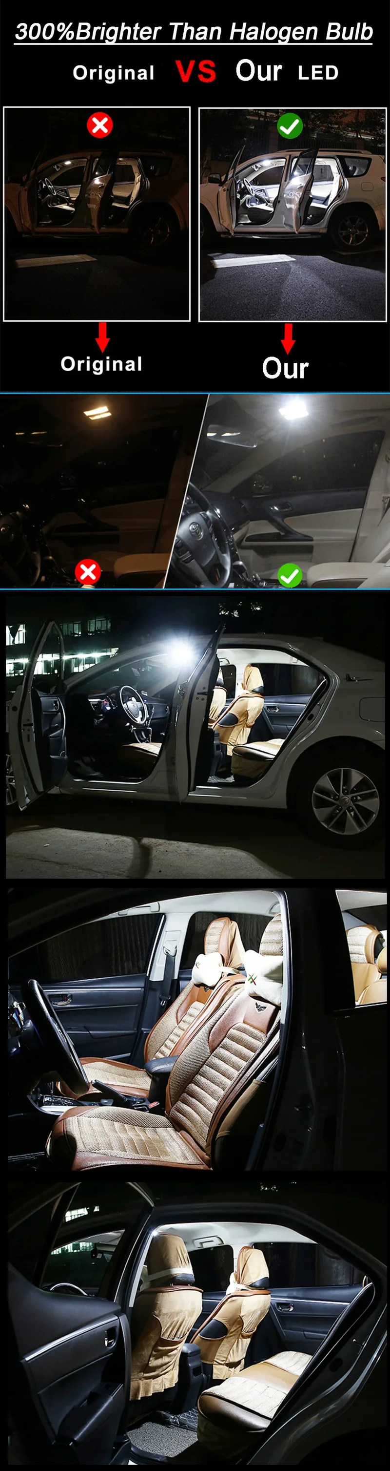 Car Interior LED Light For Porsche Cayenne 9PA 955 957 92A 958 GTS 2005 2008 2011 2012 2015 2018 Accessories Canbus Indoor Lamp