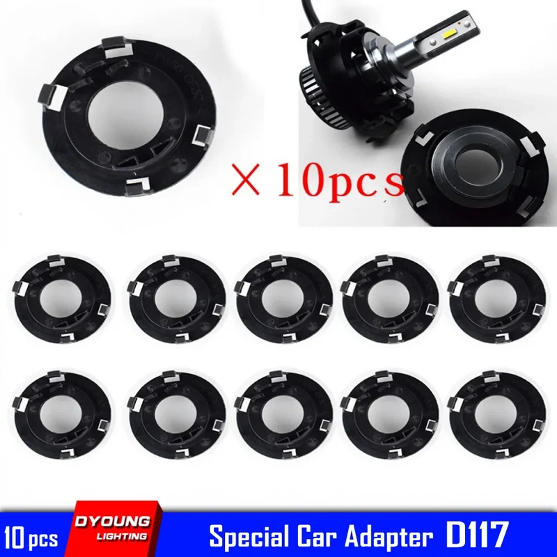10x H7 Adapter Socket Base For Hyundai Elantra Tucson Kia K3 K6 Mistra LAVIDA Gran Auto Lighting Parts Adapters Factory D117
