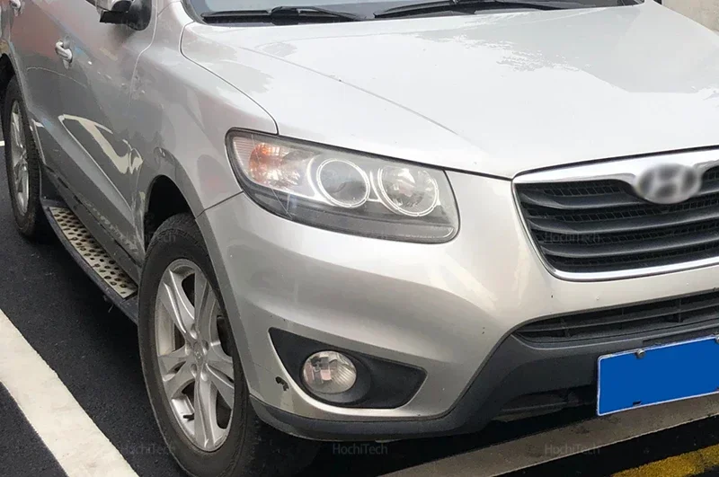 Car Headlight Cover Lampshade HeadLamp Clear Lens Cover Bright Shell Cover For Hyundai Santa Fe CM 2007-2012 Lampcover Glass