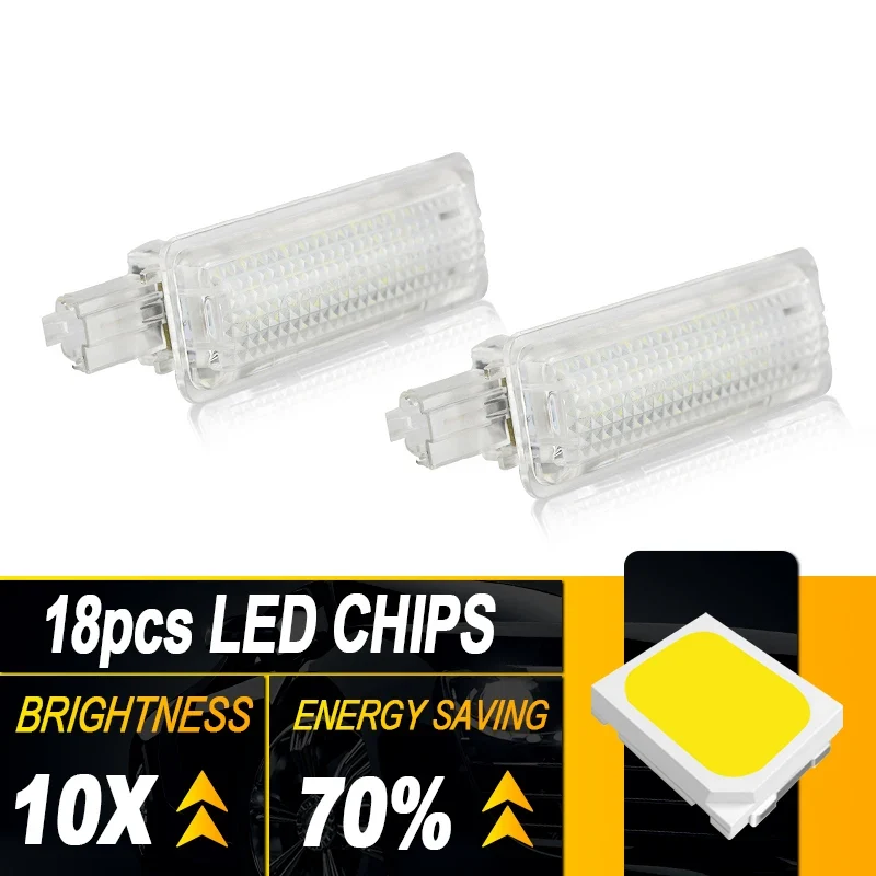1pc/2pcs Car LED Welcome Projector Courtesy Door Light for Ford Focus Kuga 2013~up Canbus DC12V Bright Interior Led Lights White
