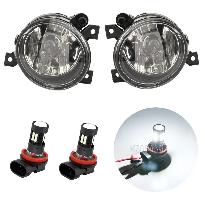 Fog Lights LED Fog Light for VW Golf 5 GTI MK5 2004-2009 Front Bumper Fog Lamp for Jetta MK5 2006-2010 Foglights for Sagitar
