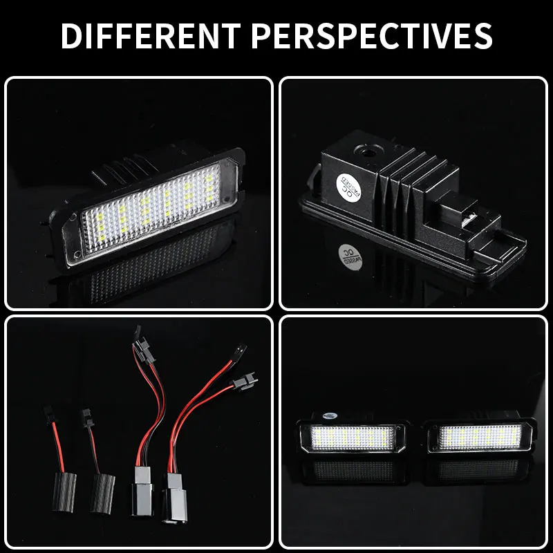2Pcs For Porsche Cayenne 958 92A 2011 2012 2013 2015 2015 2016 2017 2018 2019 2020 2021 2022 LED Number License Plate Lights