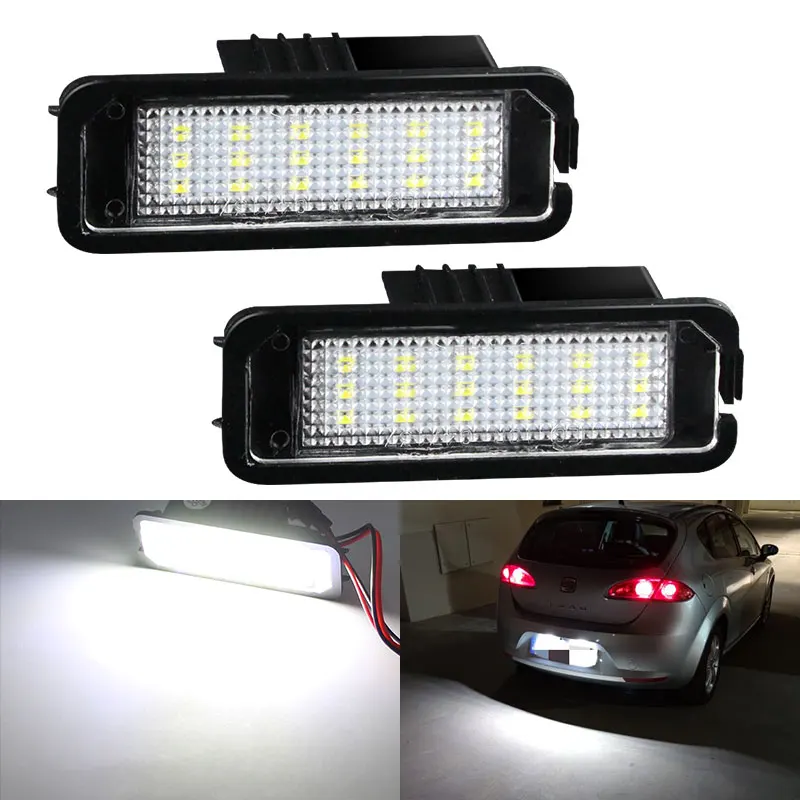 2Pcs For Porsche Cayenne 958 92A 2011 2012 2013 2015 2015 2016 2017 2018 2019 2020 2021 2022 LED Number License Plate Lights
