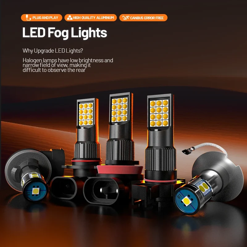 2pcs PSX24W 2504 For Subaru XV 2012 2013 2014 LED Fog Light Canbus Accessories