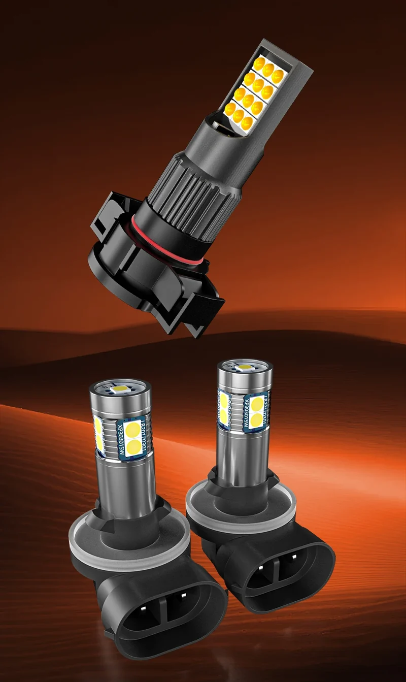 2pcs PSX24W 2504 For Subaru XV 2012 2013 2014 LED Fog Light Canbus Accessories