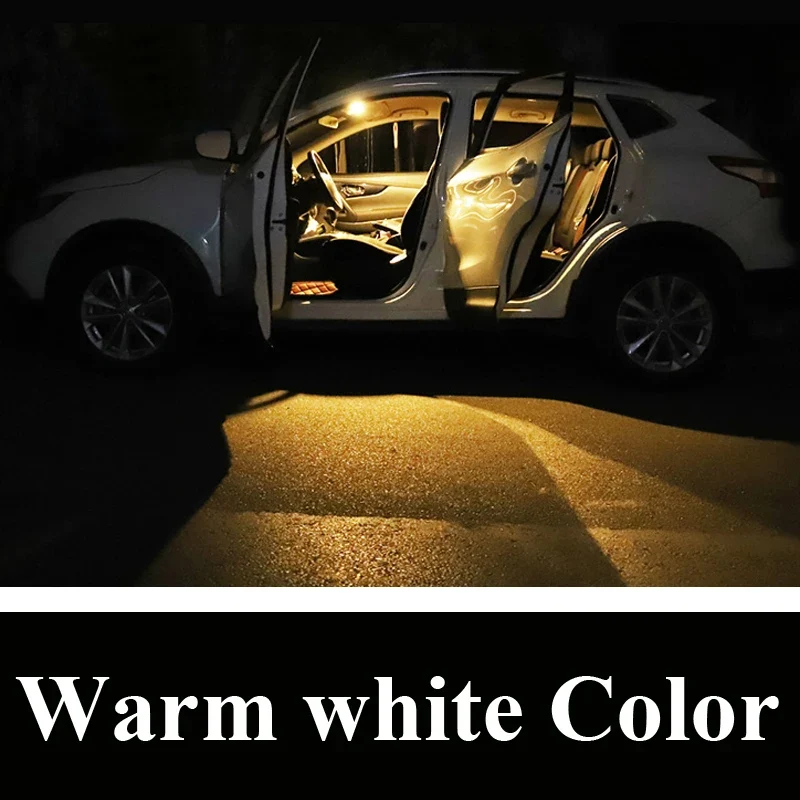 10Pcs LED Interior Light Bulb Kit For Mazda CX-3 CX3 2015 2016 2017 2018 2019 2020 2021 Car LED Map Dome Vehicle Lamp Canbus