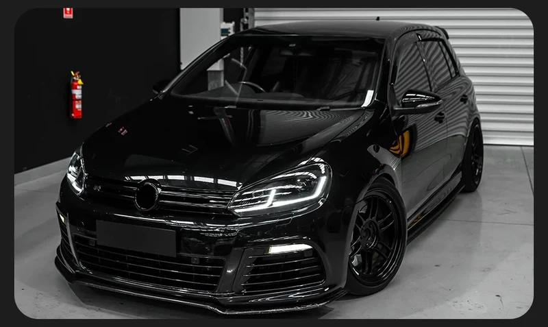 Headlight For VW Golf 6 MK6 2009-2013 Car автомобильные товары LED DRL Hella 5 Xenon Lens Hid H7 Golf6 Car Accessories
