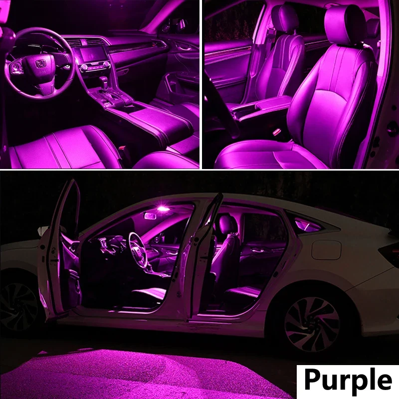 ZITWO LED Interior Foot Dome Map Light Bulb Kit For VW Volkswagen Polo 6R 6C 9N 6N AW1 1994- 2020 2021 2022 2023 Car Accessories