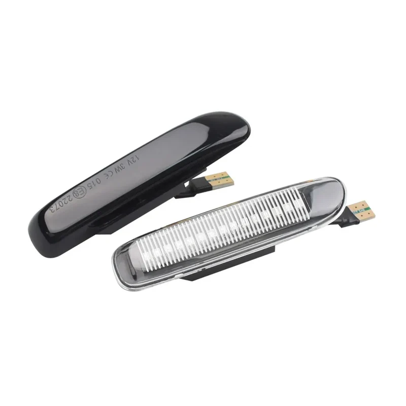 Sequential Flashing LED Turn Signal Side Marker Light For BMW 3 Series E46 Sedan Coupe Wagon Convertible 1997-2001