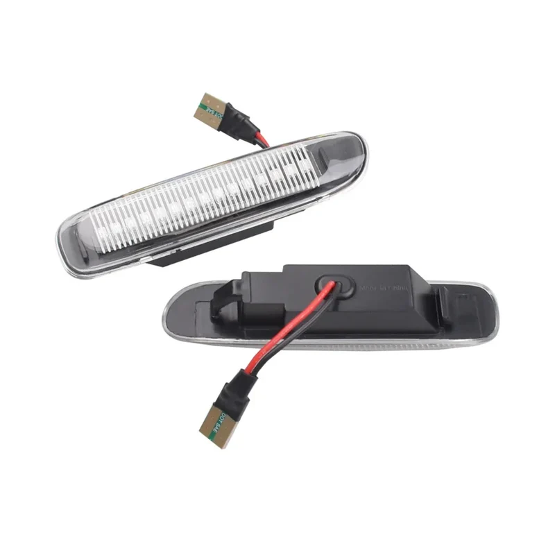 Sequential Flashing LED Turn Signal Side Marker Light For BMW 3 Series E46 Sedan Coupe Wagon Convertible 1997-2001