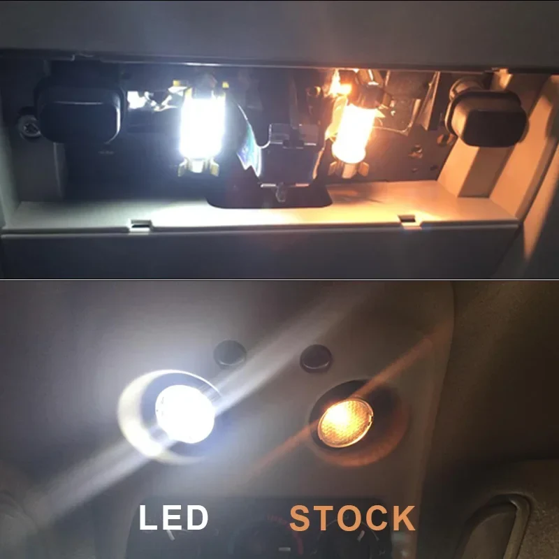 BADEYA 10Pcs Canbus LED Interior Map Dome Trunk Lights Kit For Nissan NV350 2012 2013 2014 2015 2016 2017 Car Led Bulbs No Error