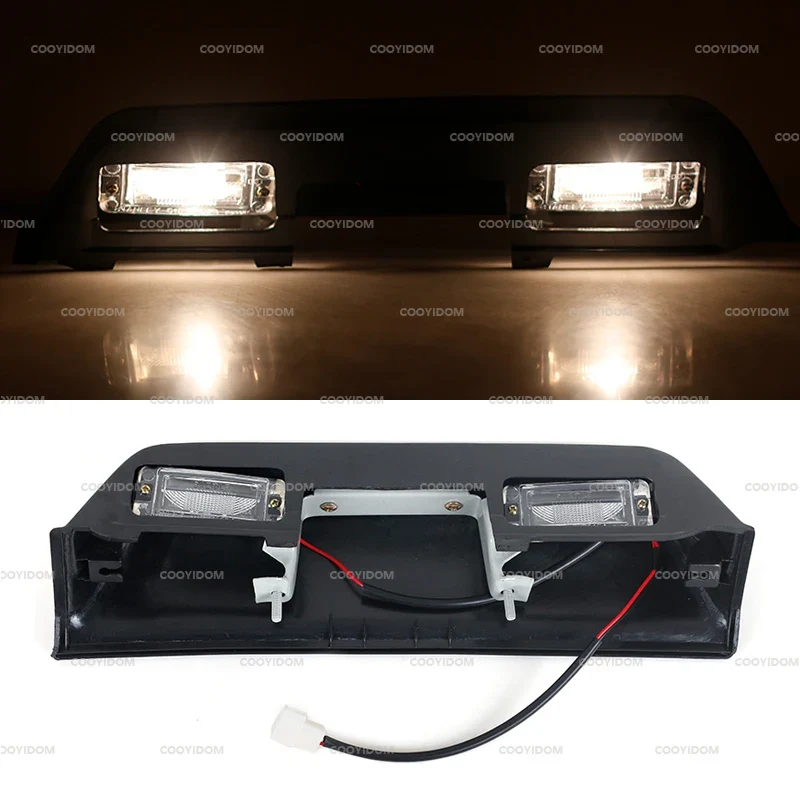 Car License Plate Light Tail Gate Door Registration Number Lamp For Mitsubishi Pajero Montero Shogun MK II 2 1990-2000