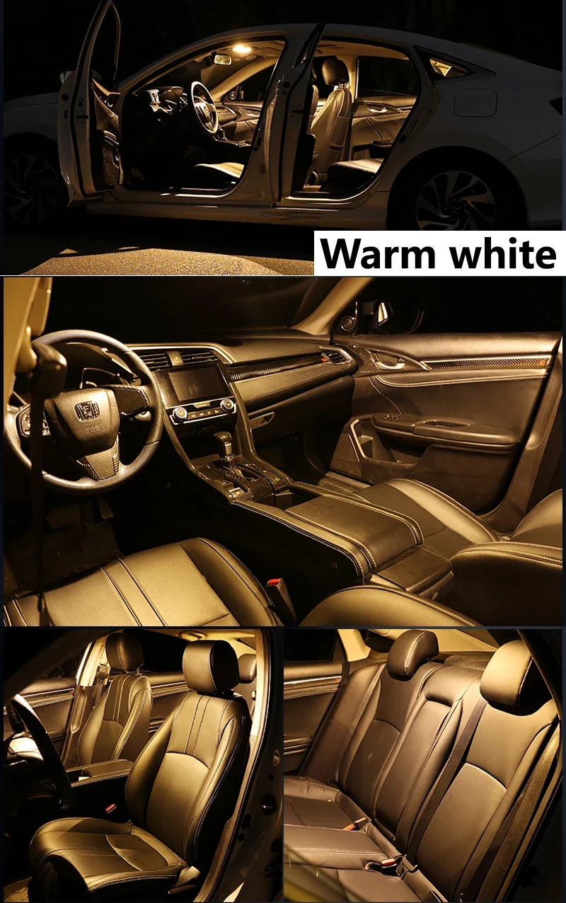Car Accessories LED Bulb Interior Dome Map Reading Trunk Light Kit For Citroen DS3 DS4 DS5 2010- 2015 2016 2017 2018 2019 2020