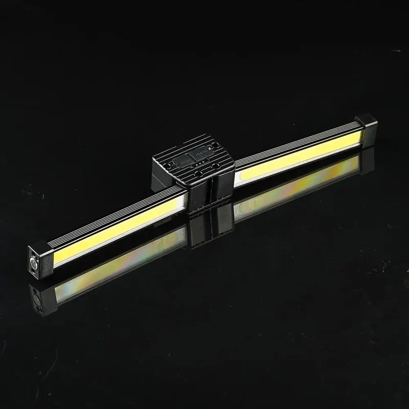 Gym Lamp For Posing Portable Magnet LED Flashligh 7th Gear Dimming Folding Worklight Waterproof Led Flashlight With Magnet Hook