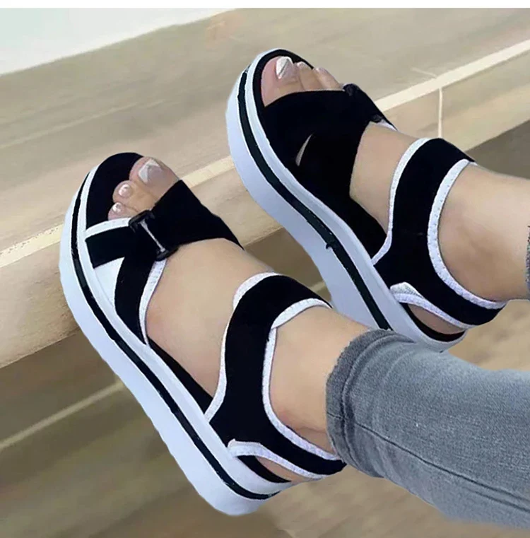 Shoes Sandals Women Summer Fashion Wedge Women Shoe Casual Women's Sandals Plus Size Elegant Female Sandal Women Footwear