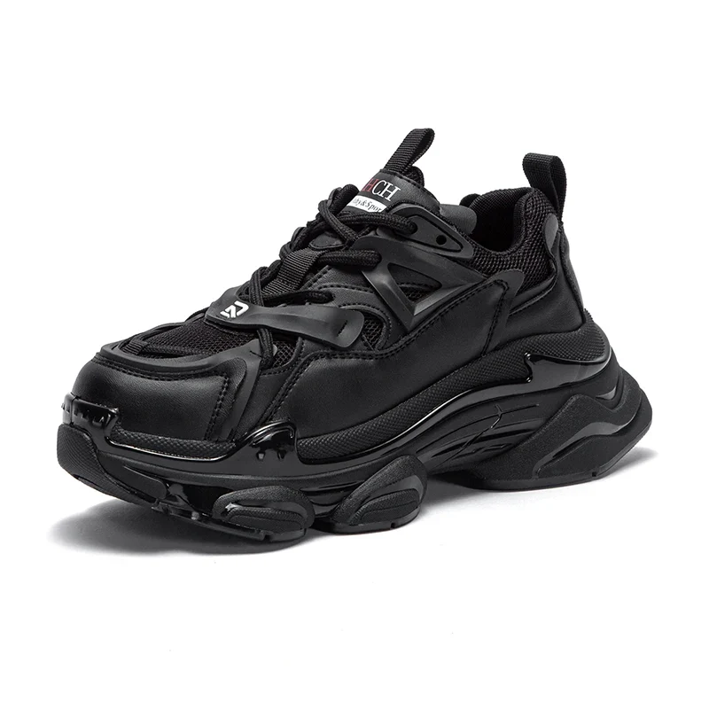 CH 2023 Women's Shoes Summer New Thick Sole Casual Sports Shoes Women's Lightweight Versatile Lace up Dad's Shoes