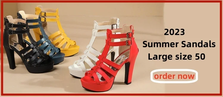 Gladiator Sandals Women Summer Platform High Heels Wedding Party Shoes Sexy Pink Red Blue Feather Dance Shoes Female Large Size