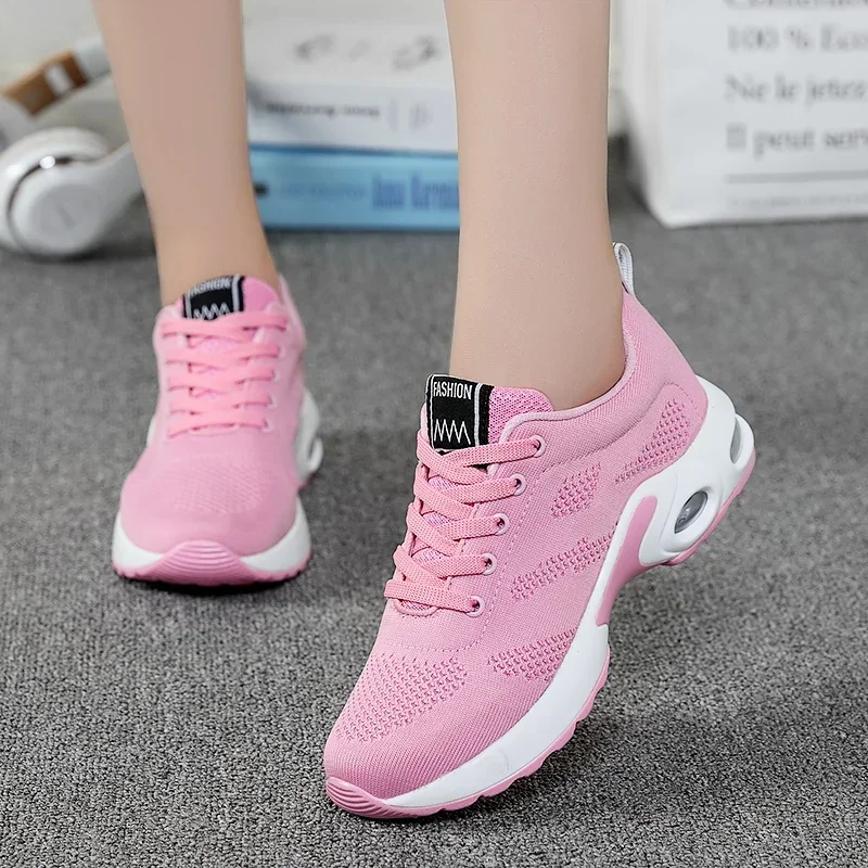 MAEDEF New Fashion Ladies Casual Shoes Summer Light Mesh Breathable Shoes Women's Sports Shoes Outdoor Anti-slip Training Shoes