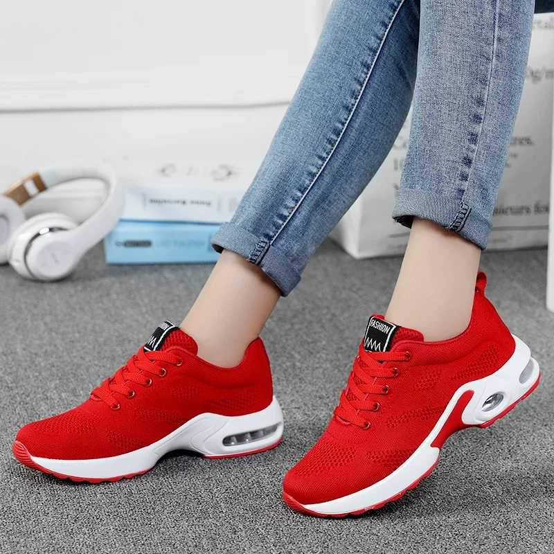 MAEDEF New Fashion Ladies Casual Shoes Summer Light Mesh Breathable Shoes Women's Sports Shoes Outdoor Anti-slip Training Shoes