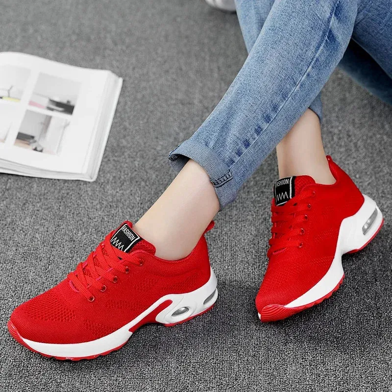 MAEDEF New Fashion Ladies Casual Shoes Summer Light Mesh Breathable Shoes Women's Sports Shoes Outdoor Anti-slip Training Shoes