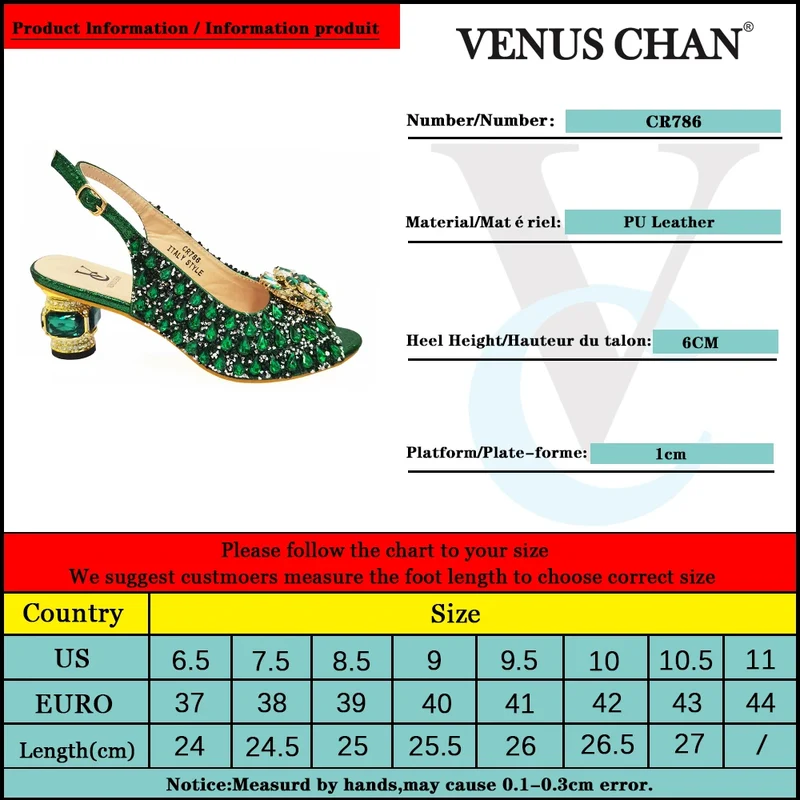 Ladies Italian Shoes and Bag Set Decorated with Rhinestone Matching Shoes and Bag Set In Heels Women Comfy Platform Sandal Shoes