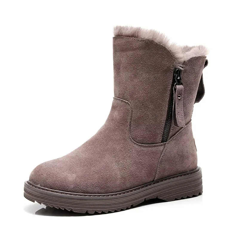 new women's shoes winter tide brand snow boots women velvet thick warm short boots waterproof non-slip big cotton shoes