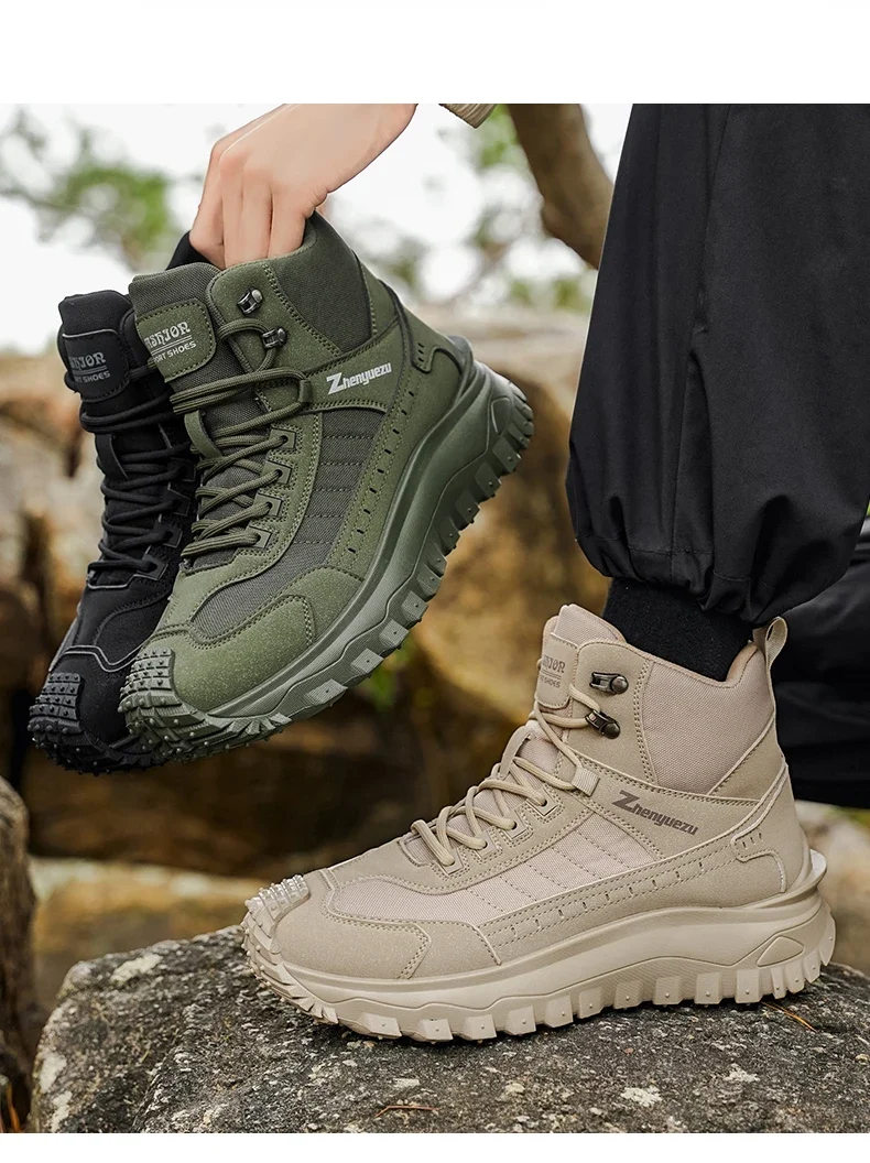Brand protection 2026 new men's lightweight non-slip breathable wear-resistant running sports fashion versatile casual shoes