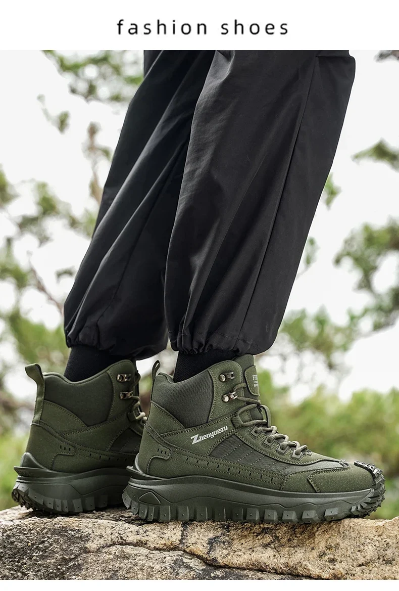 Brand protection 2026 new men's lightweight non-slip breathable wear-resistant running sports fashion versatile casual shoes
