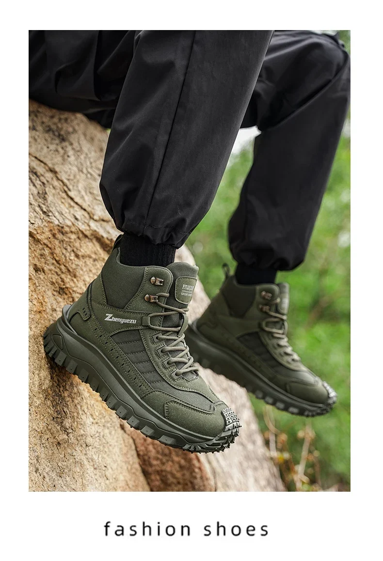 Brand protection 2026 new men's lightweight non-slip breathable wear-resistant running sports fashion versatile casual shoes