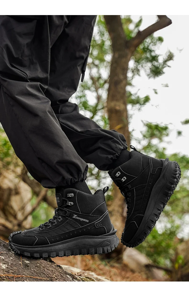 Brand protection 2026 new men's lightweight non-slip breathable wear-resistant running sports fashion versatile casual shoes