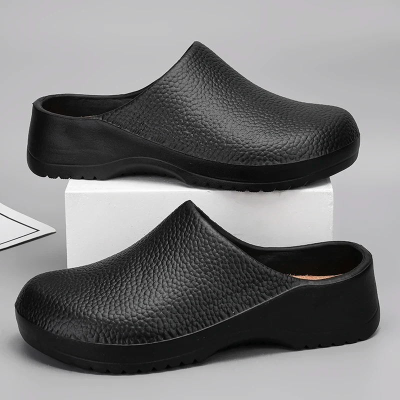 Men Chef Shoe Slippers Couples Garden Clogs Women Water Proof Cozy Sandals For Pet Workers Outdoor Fishing Shoes Doctor Shoes